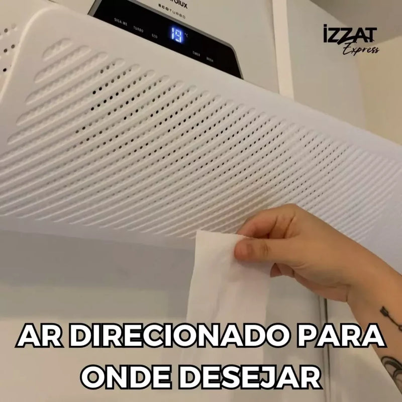 Defletor de Ar Condicionado Ajustável